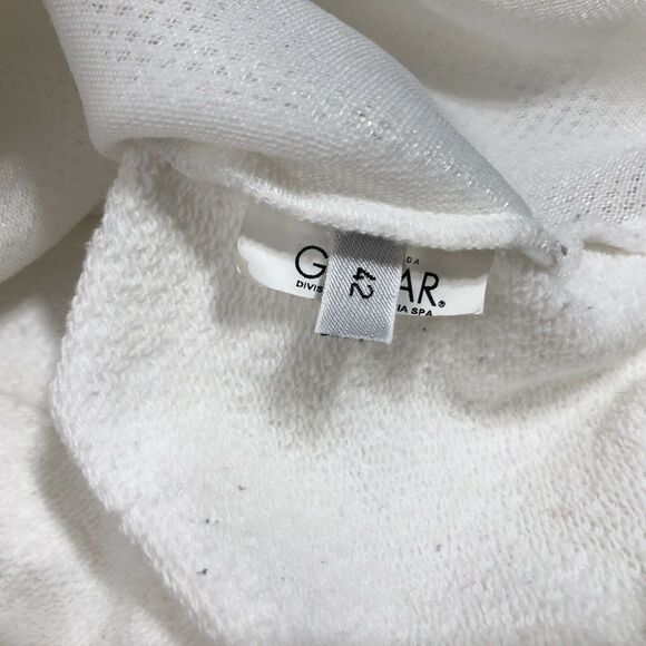 No. 21 Short Sleeve Sweatshirt Pullover Mesh Embroidered Women Italian 42 US 6 M - Picture 8 of 12